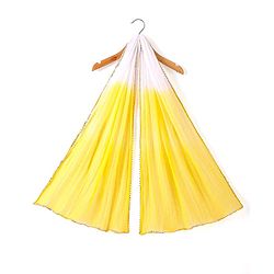 Babyhug Woven Sleeveless Floral Printed Choli Lehenga Set with Dupatta & Lace Detailing - Yellow