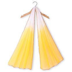 Babyhug Woven Frill Sleeves Floral Printed Choli Lehenga Set with Dupatta & Lace Detailing - Yellow