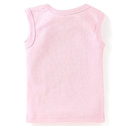 Babyhug Full Sleeves Solid Colour Thermal Pullover Vests & Pant Set - Pink