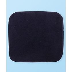 Babyhug Cotton Knit Hand & Face Towels With Polka Dot Print Pack of 6- Navy Blue & White