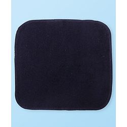 Babyhug Cotton Knit Hand & Face Towels With Polka Dot Print Pack of 6- Navy Blue & White