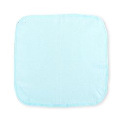 Babyhug Cotton Knit Wash cloth Pack of 6 - Green Pink & Light Blue