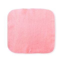 Babyhug Cotton Knit Wash cloth Pack of 6 - Green Pink & Light Blue