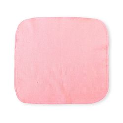Babyhug Cotton Knit Wash cloth Pack of 6 - Green Pink & Light Blue