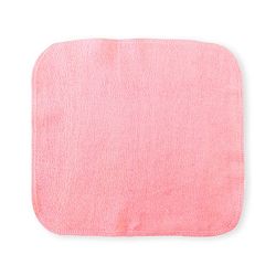 Babyhug Cotton Knit Wash cloth Pack of 6 - Green Pink & Light Blue