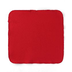 Babyhug Cotton Knit Solid Wash cloth L 25.4 x B 25.4 cm Pack Of 6 - Red & Black