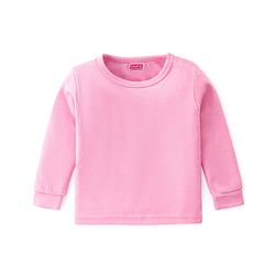 Babyhug Cotton Knit Full Sleeves Front Open and Pullover Solid Color Thermal Wear Pack Of 2 - Pink