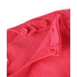 Babyhug Knit Full Sleeves Solid Colour Front Open & Pullover Thermal Vest Pack Of 2 - Dark Pink