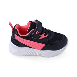 Cute Walk by Babyhug Sneakers With Velcro Closure Solid- Black