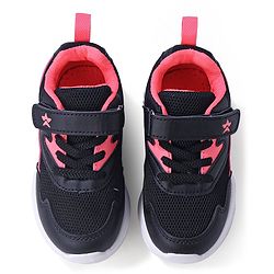 Cute Walk by Babyhug Sneakers With Velcro Closure Solid- Black