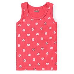 Babyhug Full Sleeves Thermal Wear Vest T-Shirt & Pant Set with Floral Print -Pink