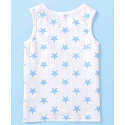 Babyhug Full Sleeves Vest Pullover & Bottom Thermal Wear Combo Star Print Pack Of 3 - White