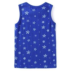 Babyhug Full Sleeves Vest Pullover & Bottom Thermal Wear Combo Star Print Pack Of 3 - Blue