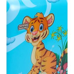 Babyhug Kid's Small 1 Day Trip Trolley Bag Loin Print Blue -20 Inches