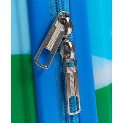 Babyhug Kid's Small 1 Day Trip Trolley Bag Loin Print Blue -20 Inches
