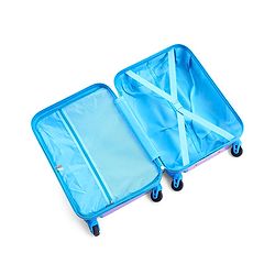 Babyhug Kid's Small 1 Day Trip Trolley Bag Loin Print Blue -20 Inches