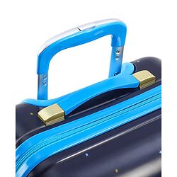 Babyhug Kid's Small 1 Day Trip Trolley Bag Loin Print Blue -20 Inches