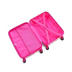 Babyhug Kid's Small 1 Day Trip Trolley Bag Loin Print Blue -20 Inches