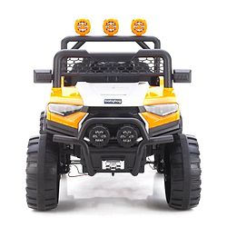 Babyhug RANGER 4X4 Battery Operated Ride On Jeep with Music & LED Lights - Olive Green| Forward & Reverse Drive| Wide Comfortable Seat| Rechargeable Battery| Remote Control| Pre-loaded Music with USB & AUX| Easy to Assemble| Wide Comfortable Seat| Ea
