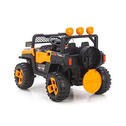 Babyhug RANGER 4X4 Battery Operated Ride On Jeep with Music & LED Lights - Olive Green| Forward & Reverse Drive| Wide Comfortable Seat| Rechargeable Battery| Remote Control| Pre-loaded Music with USB & AUX| Easy to Assemble| Wide Comfortable Seat| Ea