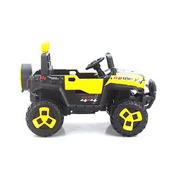 Babyhug RANGER 4X4 Battery Operated Ride On Jeep with Music & LED Lights - Red| Forward & Reverse Drive| Wide Comfortable Seat| Rechargeable Battery| Remote Control| Pre-loaded Music with USB & AUX| Easy to Assemble| Wide Comfortable Seat| Easy to Op