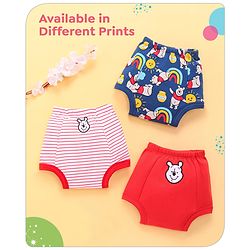 Babyhug Disney Mickey Mouse Print Training Pant Pack of 3 (suitalble for age group 2-3 years)- Red