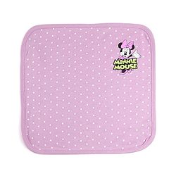 Babyhug Disney Interlock Knit Hand & Face Towel  With Minnie Mouse Graphics Pack of 3 L 30 x B 30 cm - Multicolor