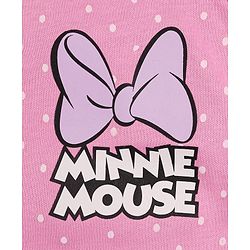 Babyhug Disney Interlock Knit Hand & Face Towel  With Minnie Mouse Graphics Pack of 3 L 30 x B 30 cm - Multicolor