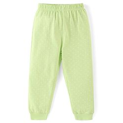Babyhug Disney Single Jersey Knit Full Sleeves Night Suit With Minnie Mouse Graphic - Green