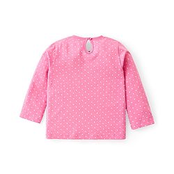 Babyhug Disney Single Jersey Knit Full Sleeves Top with Mickey Mouse Print Pack of 3 - Pink & Green