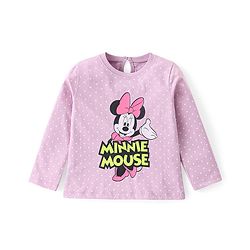 Babyhug Disney Single Jersey Knit Full Sleeves Top with Mickey Mouse Print Pack of 3 - Pink & Green