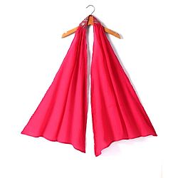 Babyhug Chiffon Woven Sleeveless  Lehenga Choli with Dupatta Set Floral Embroidery - Dark Pink