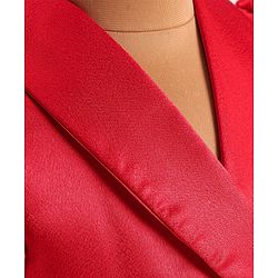 Babyhug Woven Half Puffed Sleeves Fit & Flared Solid Colour Collared Party Frock with Applique  - Red