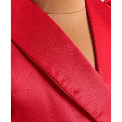Babyhug Woven Half Puffed Sleeves Fit & Flared Solid Colour Collared Party Frock with Applique  - Red