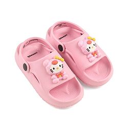 Cute Walk by Babyhug Clogs With Kitty Applique - Pink