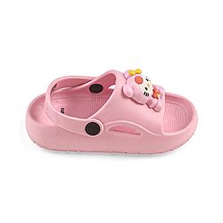 Cute Walk by Babyhug Clogs With Kitty Applique - Pink