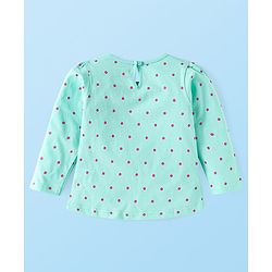 Babyhug Disney Single Jersey Knit Full Sleeves Tops with Disney Princes Graphics Pack of 3 - Pink Light Green & White