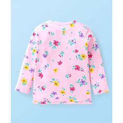 Babyhug Disney Interlock Knit Full Sleeves Jhablas with Disney Princess Graphics Pack of 3 - White Pink & Sea Green