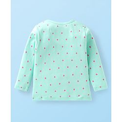 Babyhug Disney Interlock Knit Full Sleeves Jhablas with Disney Princess Graphics Pack of 3 - White Pink & Sea Green