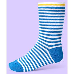 Cute Walk by Babyhug Knit Antibacterial Ankle Length Socks With Polka Dot & Unicorn Print Pack of 3 - White Blue & Grey