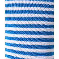 Cute Walk by Babyhug Knit Antibacterial Ankle Length Socks With Polka Dot & Unicorn Print Pack of 3 - White Blue & Grey