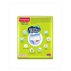 Babyhug Super Dry Pant Style Diaper Small Size - 40 Pieces