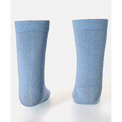 Cute Walk by Babyhug Knit Ankle Length Socks With Star Design Pack of 3 - Green & Grey