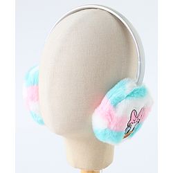 Babyhug Fur Ear Muffs with Daisy Duck Patch - White