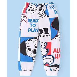 Babyhug Disney Single Jersey Knit Full Sleeves Night Suit With 101 Dalmatian Print - White