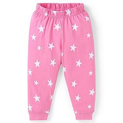 Babyhug Disney Single Jersey Knit Full Sleeves Night Suit With Tinker Bell Graphics - Pink