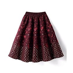 Babyhug Woven Sleeveless Neck Lehenga Choli Set with Floral Embroidery Sequin & Dupatta - Maroon