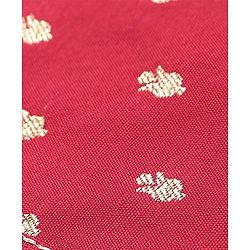 Babyhug Woven Dobby Foil Printed Full Sleeves Kurta Dhoti Set - Red