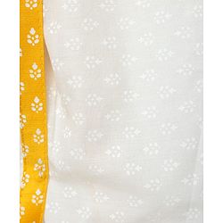 Babyhug Cotton Woven Full Sleeves Printed Kurta Dhoti Set - Yellow