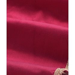 Babyhug Woven Full Sleeves Floral Embroidered Ethnic Dress - Fuschia